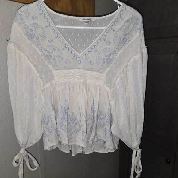 American Eagle Outfitters Tops - ***American Eagle Peasant Blouse